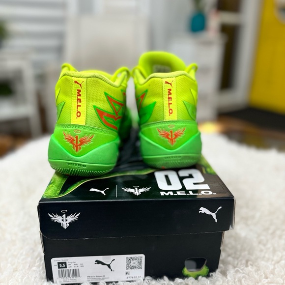 Puma Melo MB.02 slime edition size Y5.5 - Picture 3 of 7